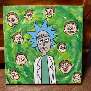 Rick & Morty Custom Painting