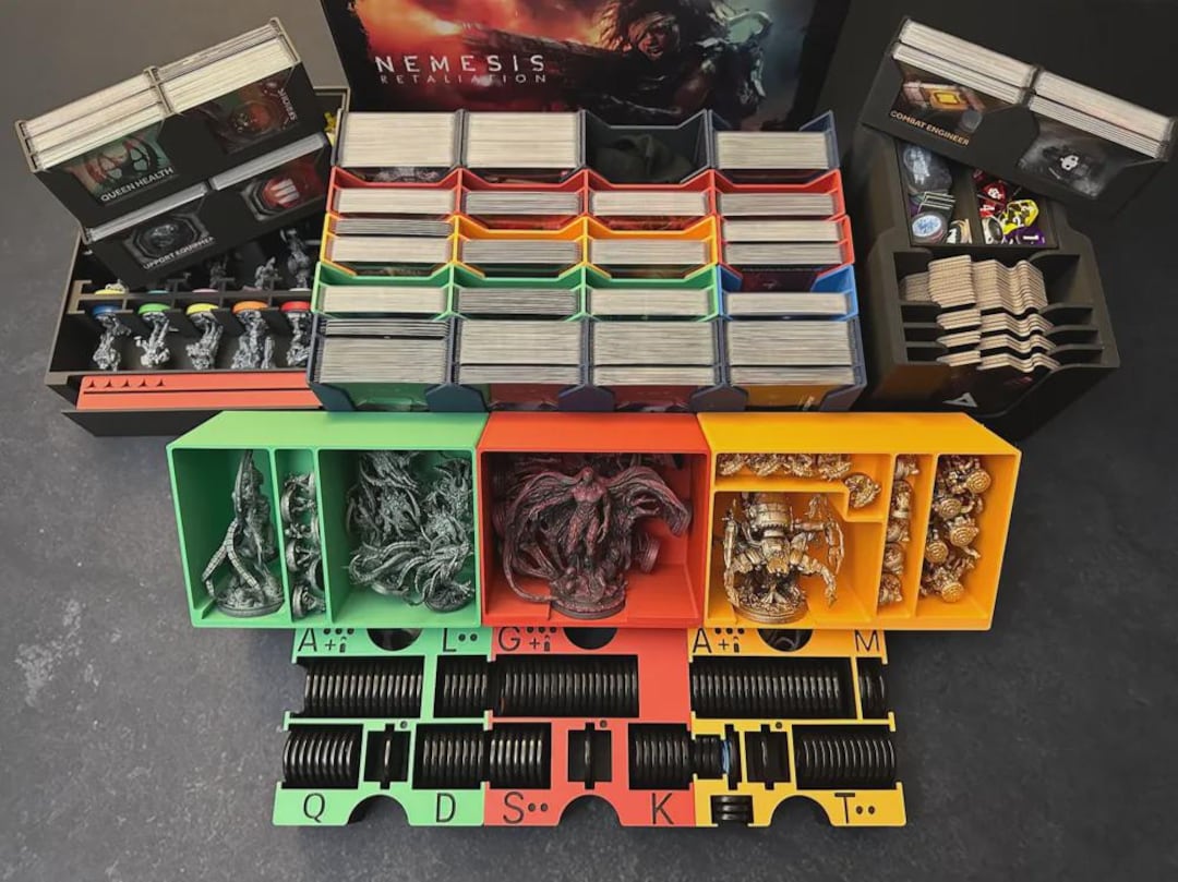 Nemesis: Retaliation Insert – 3D Printed Organizer for Setup & Storage ...