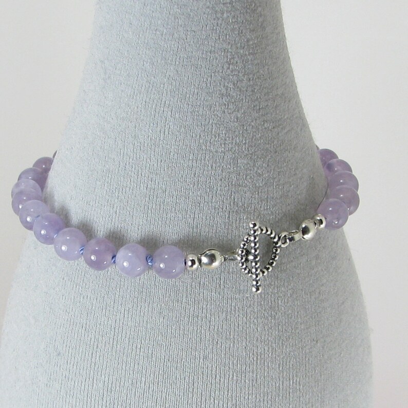 Hand-Knotted Lavender Amethyst Bracelet