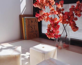 Natural Jade | Touch Lamp | Wabi Sabi| Ambient Night Light & Décor