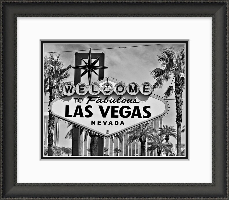 Bilder Drucke Mobel Wohnen Las Vegas Sign Leinwandbild