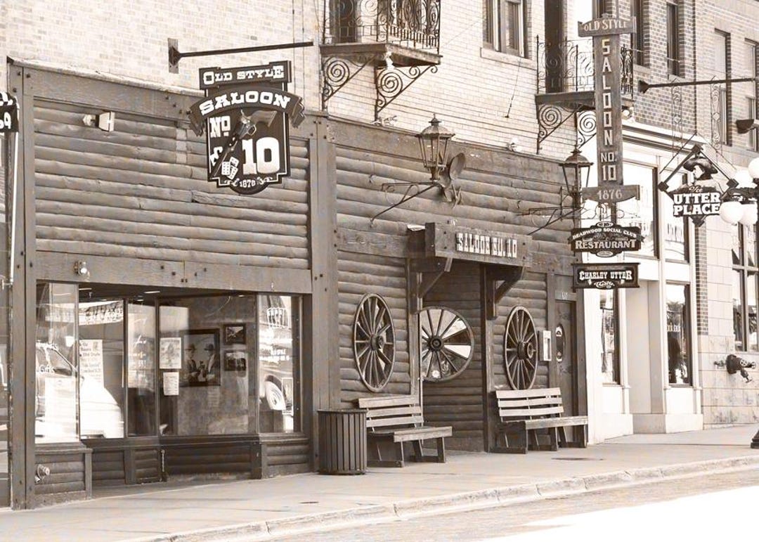 Deadwood Saloon Number 10, Sepia Photography, 5 X 7 Wall Decor, South  Dakota - Etsy