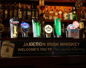 Irish Pub Whiskey Sign, Fine Art Photography, 5 x 7 Wall Art, Irish Decor, Home Decor, Ireland Print