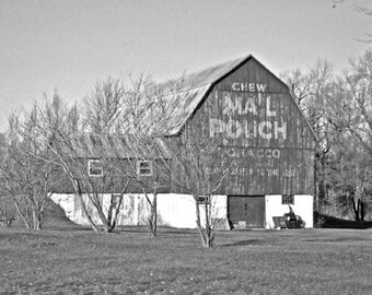 Rustic Barn, Mail Pouch, Rural America, Original Art, Wall Decor, 5 x 7 Digital Print