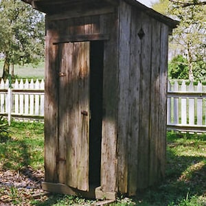 Rustic America, Outhouse Photography, Rural Decor, Vintage Print, Wall Decor