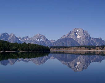 Grand Tetons National Park, Oxbow Bend Fine Art Photography, 11 x 14 Nature Decor, Wyoming Print