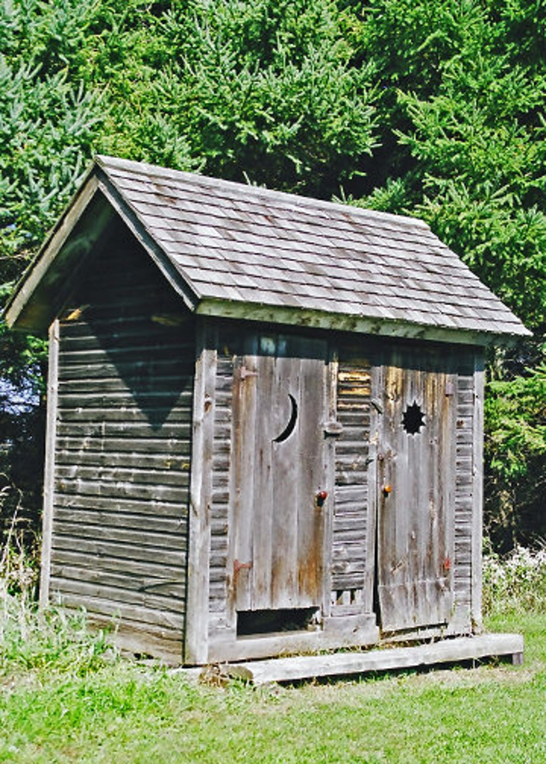 Rural America Moon And Sun Outhouse Fine Art Photography Etsy France