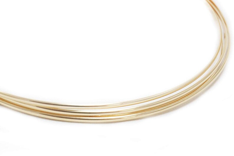 Wrapping Wire 12Kt GOLD-FILLED full-hard half-round 24 gauge 5 feet
