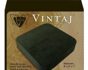 Beadsmith VINTAJ Rubber Dapping Block 4x4x1" Metal Stamping High Density Rubber V-RDB1249