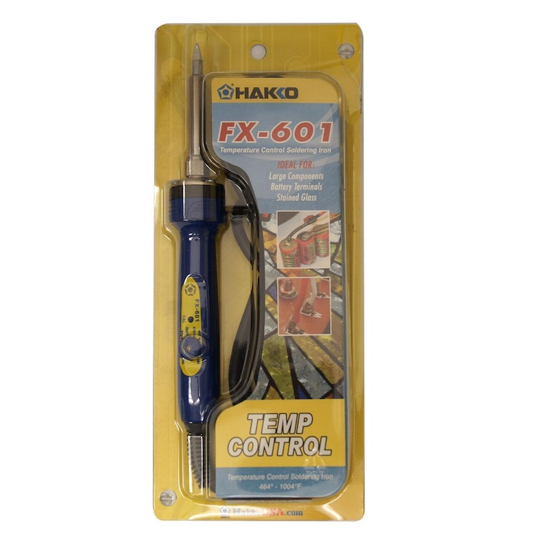 Hakko FX601 Temperature Control Soldering Iron For Stained Etsy