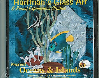 Oceans and Islands Fish Paned Expressions Book on CD 60+ Great Patterns + Bonus