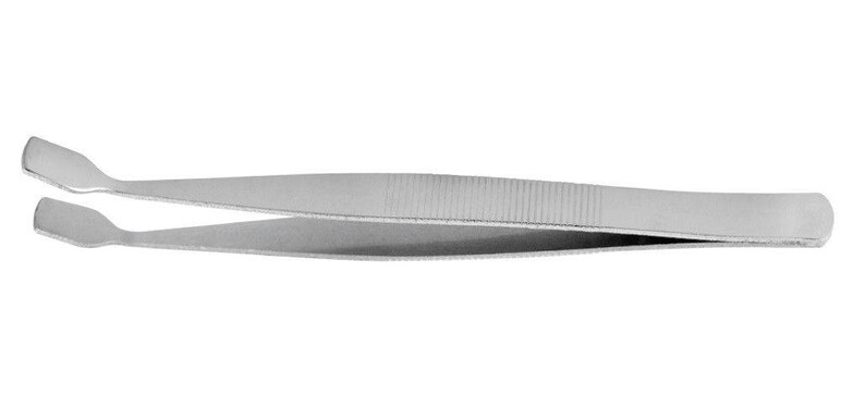 Angled Stamp Holding 4 14 Tweezers FOIL /& LEAF Stainless Steel Lampworking