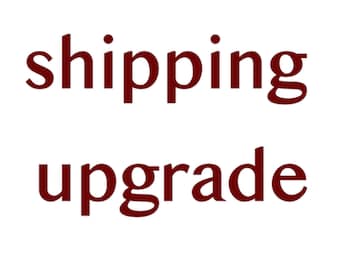 Shipping upgrade after completion of purchase