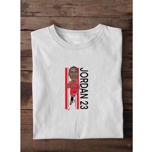 MICHAEL JORDON Cartoon T-Shirts fan art made