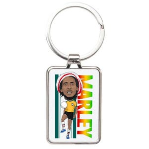 Bob Marley Cartoon fan made KEYRING