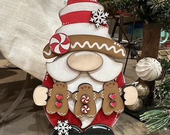 Standing Gingerbread Gnome