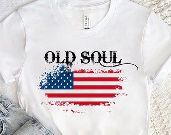 Living in a New World with an Old Soul shirt. It's a Damn Shame THE RICH MEN North of Richland shirt. Unisex Heavy Cotton Tee.