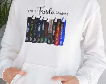 I'm a Freida Readah Hoodie Sweatshirt for the book lover in your life! Freida McFadden books. Bookstack. Booktok.