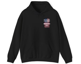 Rock the Country Music Festival Hoodie. Jason Aldean and Kid Rock Summer Concert Sweatshirt. Unisex Hooded Sweatshirt.