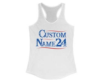 Personalized Custom Funny Campaign Shirt. Create Your Own Shirt. Summer Concert Shirt. Country Music Festival Tank Top.