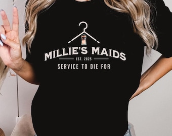 Millie's Maids Funny Thriller Shirt. The Housemaid Shirt. I'm a Freida Readah Shirt. Freida McFadden Shirt. Book Lover Shirt.