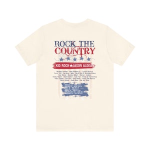 Rock the Country 2024 Concert Shirt. Jason Aldean and Kid Rock Concert Shirt. image 6