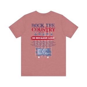 Rock the Country 2024 Concert Shirt. Jason Aldean and Kid Rock Concert Shirt. image 10
