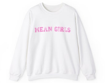 Mean Girls Funny Sweatshirt. We Wear Pink on Wednesday. Funny Movie Graphic Crewneck. Gift for Her.