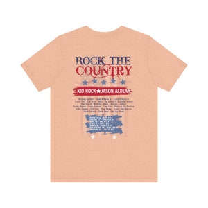 Rock the Country 2024 Concert Shirt. Jason Aldean and Kid Rock Concert Shirt. image 8
