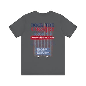 Rock the Country 2024 Concert Shirt. Jason Aldean and Kid Rock Concert Shirt. image 3