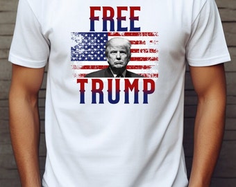 Free Trump Funny Campaign Shirt. FJB Shirt. Trump 2024 Shirt. Funny t-shirt. Unisex Shirt. Gift for Him. Gift for Her.