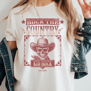Kid Rock Concert Shirt. Rock the Country 2025 Concert Shirt. A Festival for We The People Shirt. Unisex Shirt. Gift for Her Him.