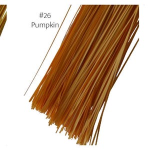 1mm paper quilling strips - goldenrod, pumpkin and tangerine pictured.