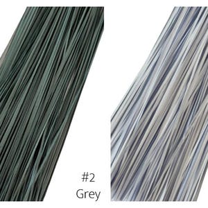 1mm paper quilling strips - black, grey, white and cream pictured.