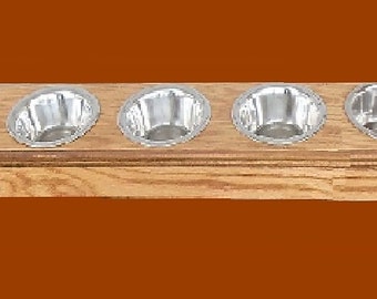 Cat 5 pet bowls holder elevated raised feeder with free pet names