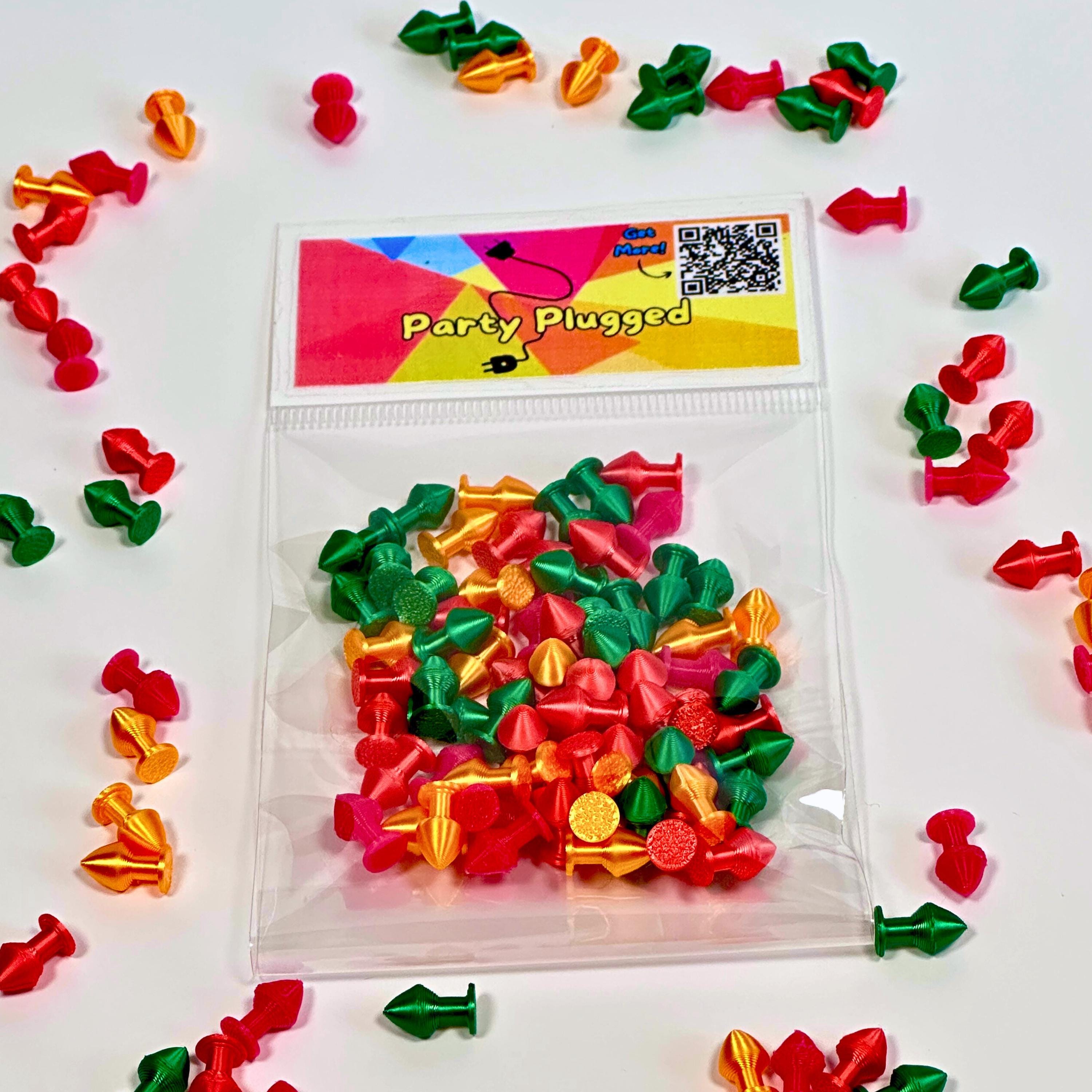 Tiny Butt Plug Prank Confetti – Naughty Adult Gag Gift, Party Favor