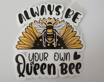 Pegatina Sé siempre tu propia abeja reina