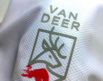 Raised Silicone Heat Transfer Patch – Custom Logo Label for Outerwear & Uniforms