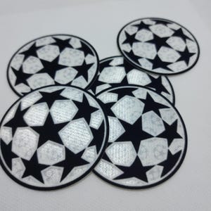 Ucl Patch - Europa League Logo - Conference League Logo - Foundation Logo- Champions League Logo- 3D logo patch badge