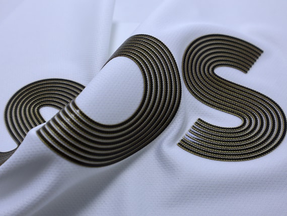3D Raised Silicon Rubber Heat Transfer, Custom Clothing Garments t-shirts Hoodies Heat Transfer Labels, Full Colors, High Quality