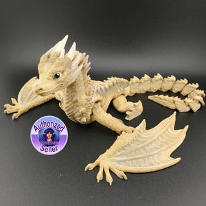 Fyros Wyvern 3D Printed Articulated Dragon Fidget Toy Figure