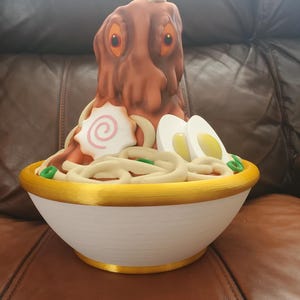 JÄTTE Ramendorah! RaMONDOdora 3D-utskriven Ramen Smog Kaiju-figur