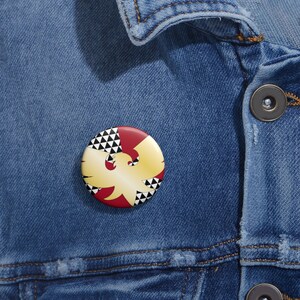 Drag-Feather-Pride-Flag, Rainbow Pride Flag Button, Perfect Gift For Pride Month