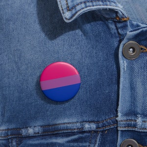 Bisexual Pride Flag, Rainbow Pride Flag Button, Perfect Gift For Pride Month