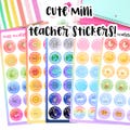 Cute Personalized Mini Teacher Stickers: Classroom Reward Stickers product logo