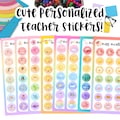 Cute Personalised Teachers Stickers for Merit Awards and Cute Gifts product logo