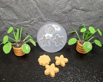 Flower Cookies Silicone Mold-Miniature Resin Crafting