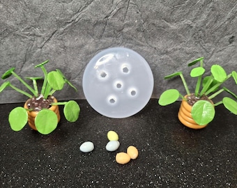 Chocolate Egg Silicone Mold: Miniature Resin Crafting