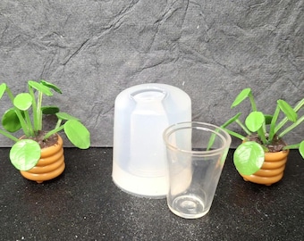Cup Silicone Mold -  Dollhouse Dishware-Miniature Resin Crafting