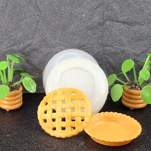 Cherry Pie Silicone Mold –Miniature Food- UV Resin Crafting